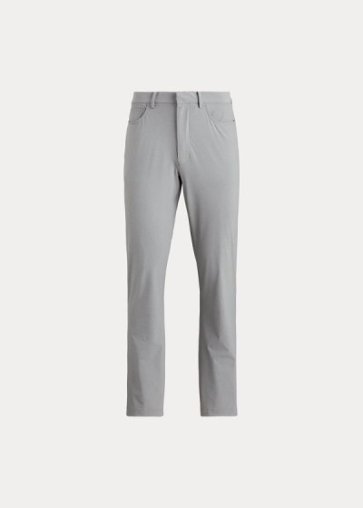 Pantalones Ralph Lauren Hombre Grises - Tailored Fit Stretch - SIXHJ6057